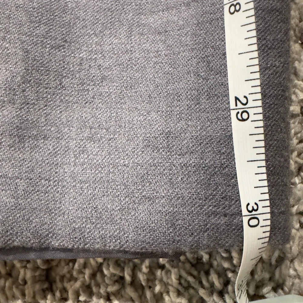 JG Hook Gray Wool Blend Pleated Wide Leg Dress Pants Size 8